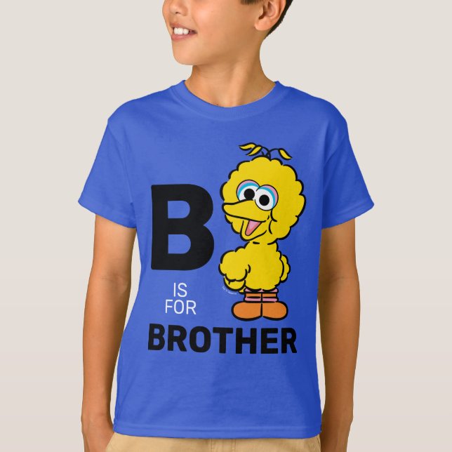 T-shirt Grand Oiseau | B est pour Frère (Devant)