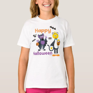 T-shirt Grand oiseau et nombre Joyeux Halloween