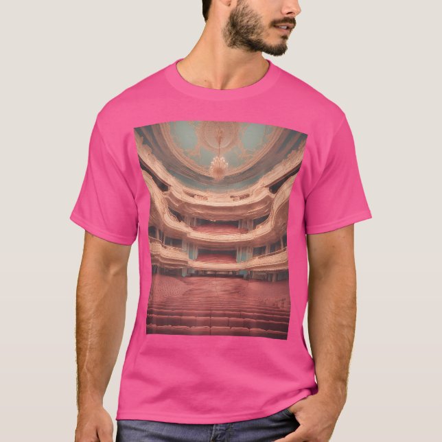 T-shirt Grand Opéra Auditorium Pastel Opulence (Devant)