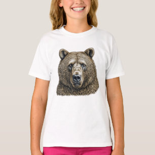 T-shirt Grand Ours Brun