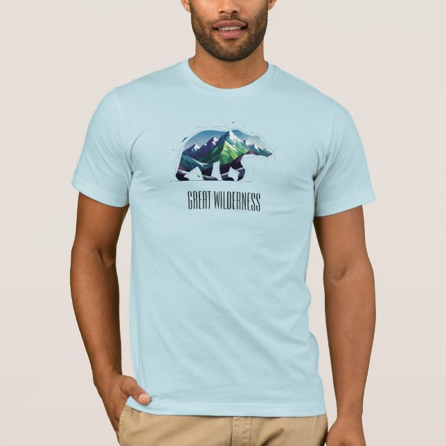T-shirt Grand Ours sauvage (Devant)