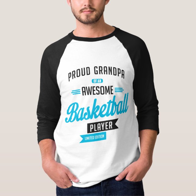 T-shirt Grand-pa Basketball fantastique (Devant)
