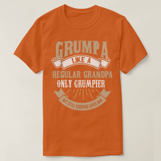 T-shirt Grand-pa Grumpa (Design devant)