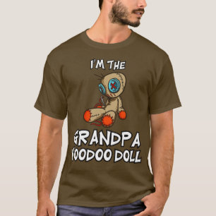 T-shirt Grand-pa Voo Poupée Halloween Famille Correspondan