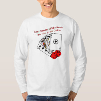 T-shirt Grand-papa de casino