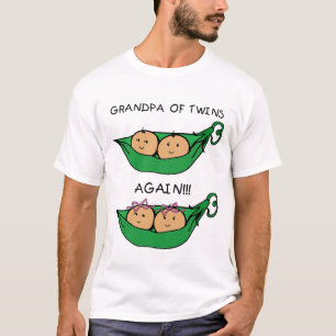 T-shirt Grand-papa des jumeaux encore