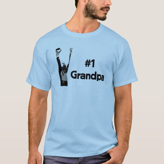T-shirt Grand-papa du numéro 1 (Devant)
