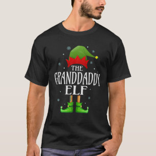 T-shirt Grand-papa Elf Xmas Famille de jumelage Noël