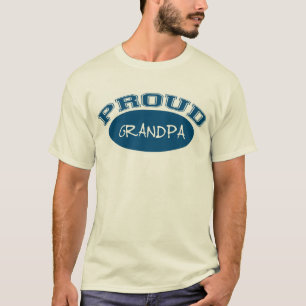 T-shirt Grand-papa fier (bleu)