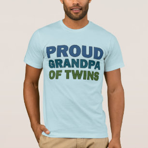 T-shirt Grand-papa fier des jumeaux