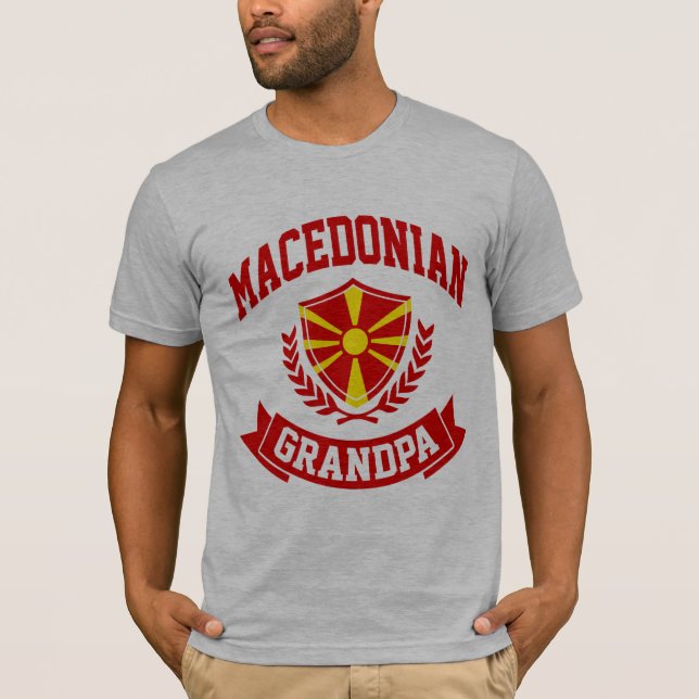 T-shirt Grand-papa macédonien (Devant)
