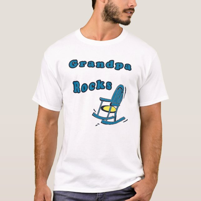 T-shirt Grand-papa roche-BL (Devant)