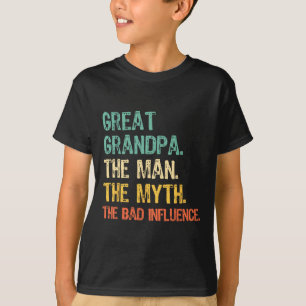 T-shirt Grand Papy L'Homme Le Mythe D Influence Drôle R