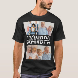 T-shirt Grand-parents cadeau de jour pour 70 ans