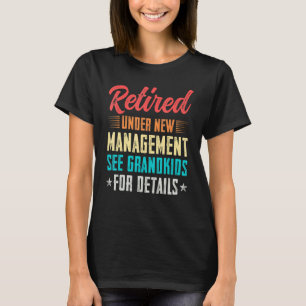 T-shirt Grand-parents Retraite jumelée Grand-enfants 1
