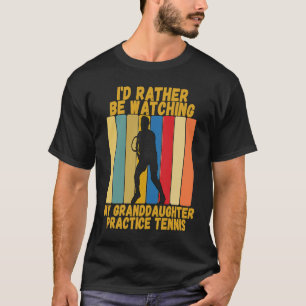 T-shirt Grand-parents vintages Plutôt Regarder Grand-Fille