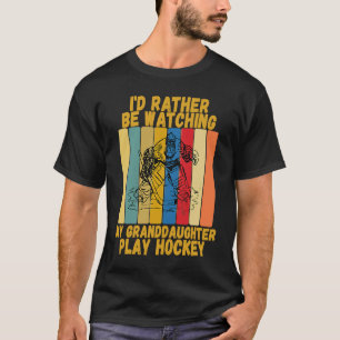 T-shirt Grand-parents vintages Plutôt Regarder Grand-Fille