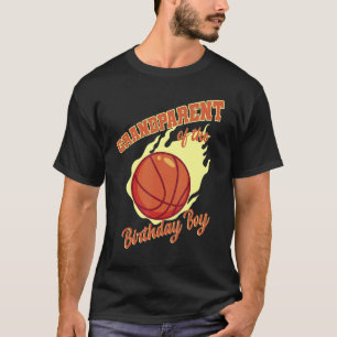 T-shirt Grand-Parrain De La Famille De Basket-Ball Pour En