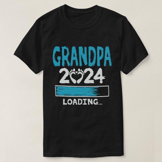 T-shirt Grand-père 2024 Chargement du nouveau grand-père g (Design devant)