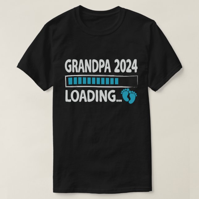 T-shirt Grand-père 2024 Chargement du nouveau grand-père g (Design devant)