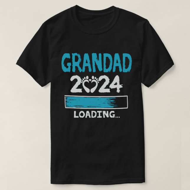 T-shirt Grand-père 2024 Chargement du nouveau grand-père g (Design devant)