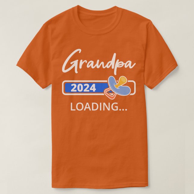 T-shirt Grand-Père 2024 Chargement Que J'Ai Promu Au Grand (Design devant)