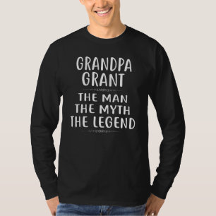 T-shirt Grand-Père ACCORDE À L'Homme Le Mythe La Légende