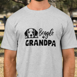 T-shirt Grand-père Beagle drôle