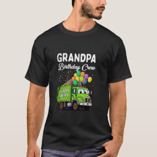 T-shirt Grand-père Birthday Crew Boy Garbage Truck Anniver