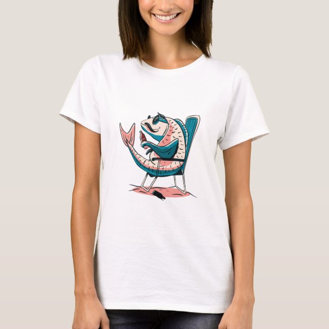 T-shirt Grand-père Carpe (Devant)