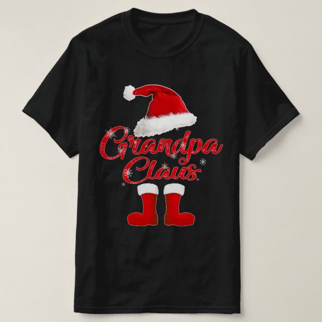 T-shirt grand-père claus (Design devant)