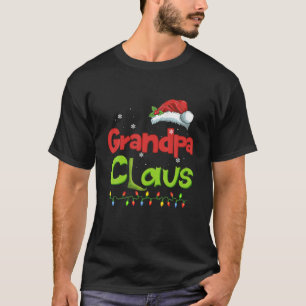 T-shirt Grand-père Claus Funny Family Père Noël Pajamas
