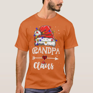 T-shirt Grand-père Claus Noël Lumière pyjama Famille Match