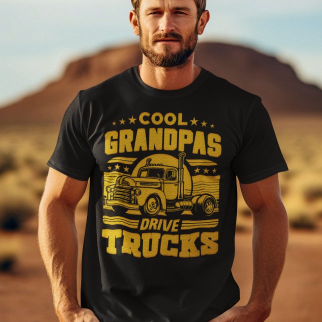 T-shirt grand-père cool : l'art du camion vintage (Créateur téléchargé)