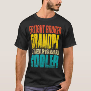 T-shirt Grand-père courtier en fret masculin comme un gran