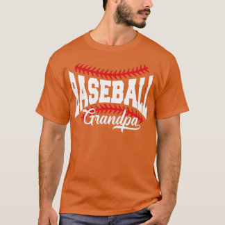 T-shirt Grand-père de baseball masculin