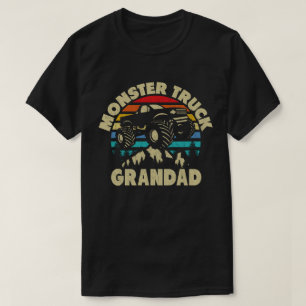 T-shirt Grand-père de famille de jumelage Monster Truck