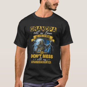 T-shirt Grand-Père De fête des pères Ne Met Pas Mess Avec 