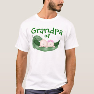 T-shirt Grand-père de jumeaux mixtes