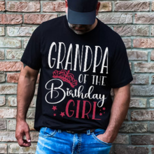 T-shirt Grand-père de la famille personnalisée fille anniv