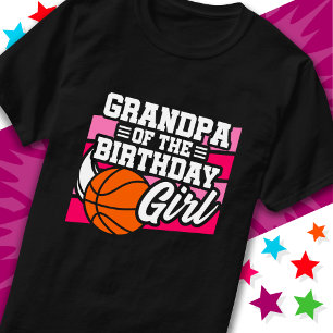 T-shirt Grand-père de la fête de basket-ball pour enfants