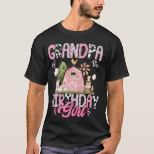 T-shirt Grand-père de la fille qui fête son anniversaire 1