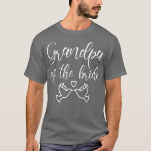 T-shirt Grand-père de la mariée pour tenue de fête de mari