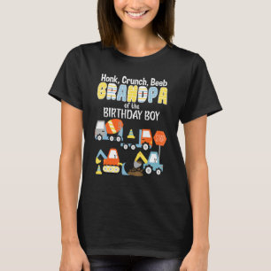T-shirt Grand-Père De L'Anniversaire Boy Construction Cami