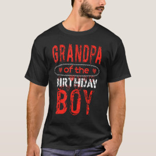 T-shirt Grand-père de l'anniversaire Boy mignonne Annivers