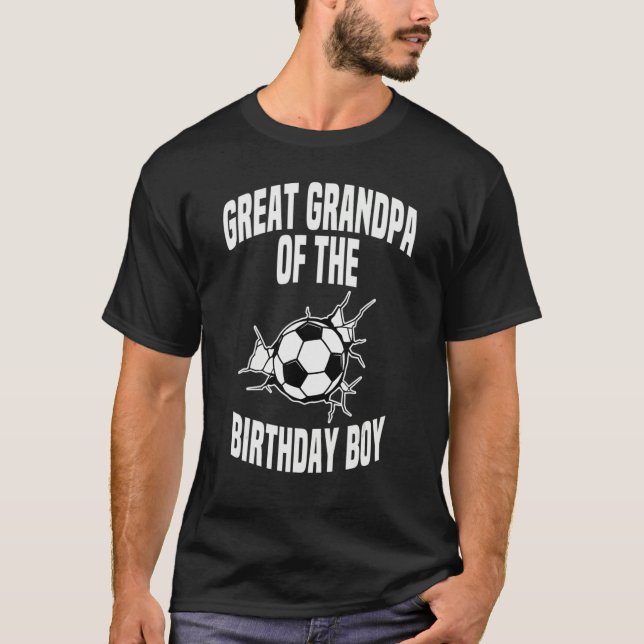 T-shirt Grand-Père De L'Anniversaire Garçon Anniversaire D (Devant)