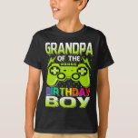 T-shirt Grand-père De L'Anniversaire Garçon Correspondant<br><div class="desc">Jeu Anniversaire,  Jeu Anniversaire,  Jeu Vidéo Anniversaire,  Jeu Anniversaire,  Jeu Anniversaire Garçon,  Jeu Vidéo Anniversaire Garçon,  Jeu Familial,  Grand-père De Jeu Anniversaire Jeu Vidéo Jeu Anniversaire T-Shirt Anniversaire</div>
