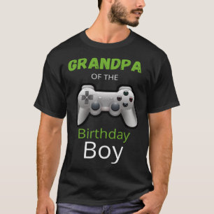 T-shirt Grand-Père De L'Anniversaire Garçon Jeu De Corresp