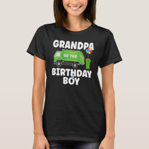 T-shirt Grand-Père De L'Anniversaire Garçon Recyclage Tras