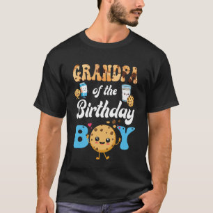 T-shirt Grand-Père De L'Anniversaire Lait Et Cookies De Ga